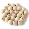 Wholesale 🥰 3/4" Round Wood Beads by ArtMinds™ 🧨