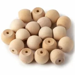 Cheap 🛒 1" Round Wood Beads by ArtMinds™ 🎉