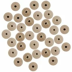 Cheapest 🛒 6 Packs: 34 ct. (204 total) 5/8" Wood Round Beads by ArtMinds™ 👏