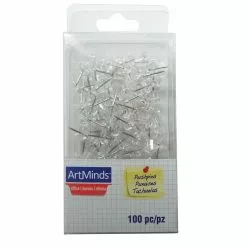 Discount 🎁 24 Packs: 100 ct. (2,400 total) Clear Pushpins by ArtMinds® 🌟