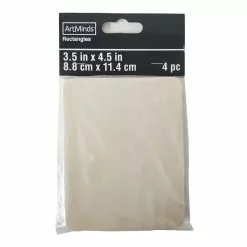 Hot Sale 🤩 4 ct. 4.5" Wood Rectangles by Make Market® 🔥