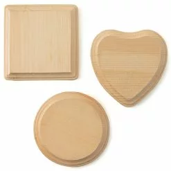 Flash Sale 🧨 Assorted 4" x 4" Wood Plaque by ArtMinds™ 👍