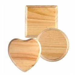 Budget 🔔 7" x 7" Assorted Wood Plaque by ArtMinds™ 👍