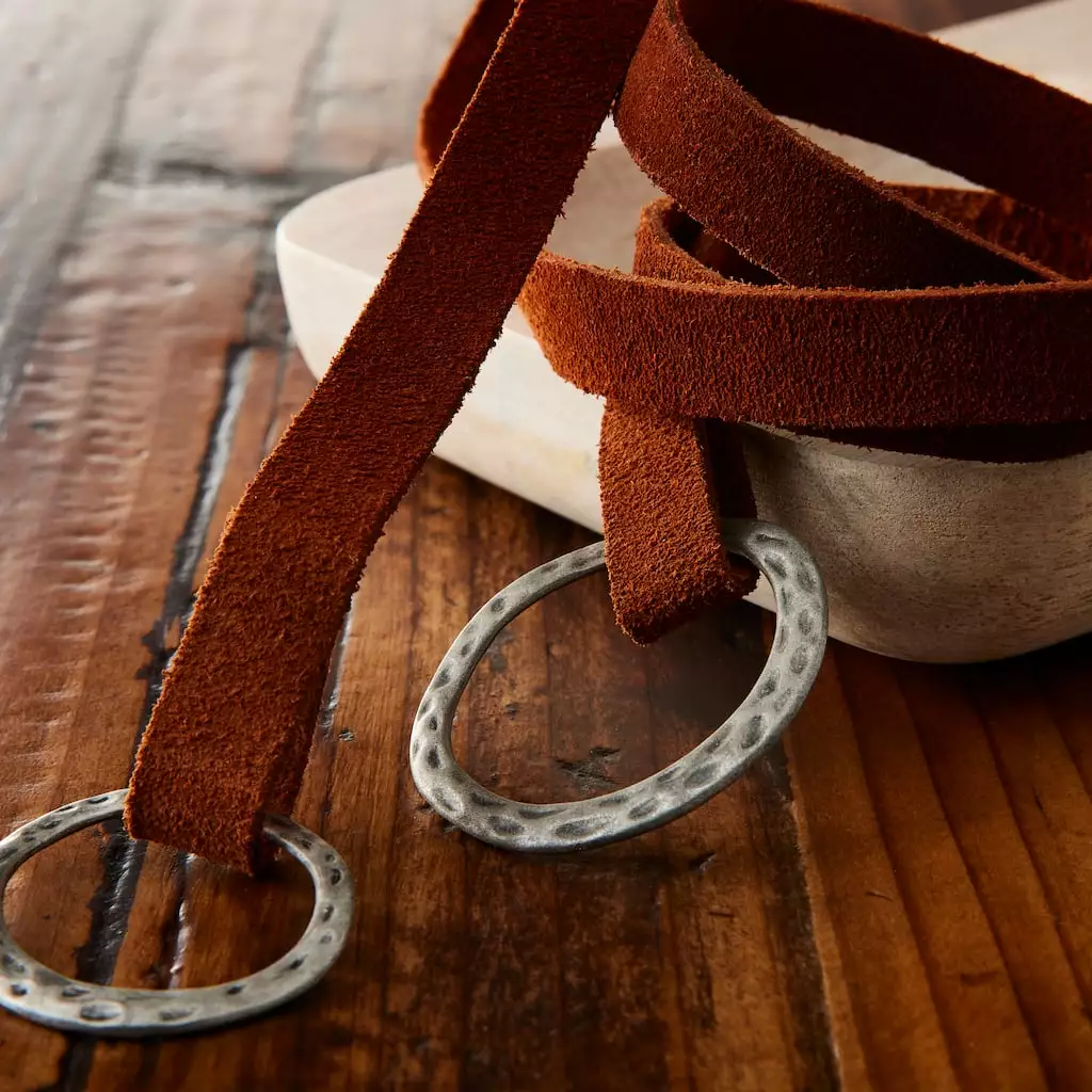 Top 10 👍 Medium Brown Suede Strip by ArtMinds™ 💯 - Image 2