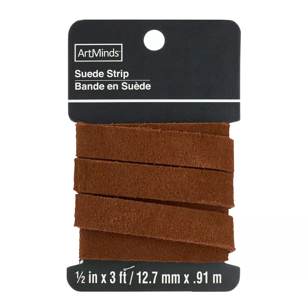 Top 10 👍 Medium Brown Suede Strip by ArtMinds™ 💯