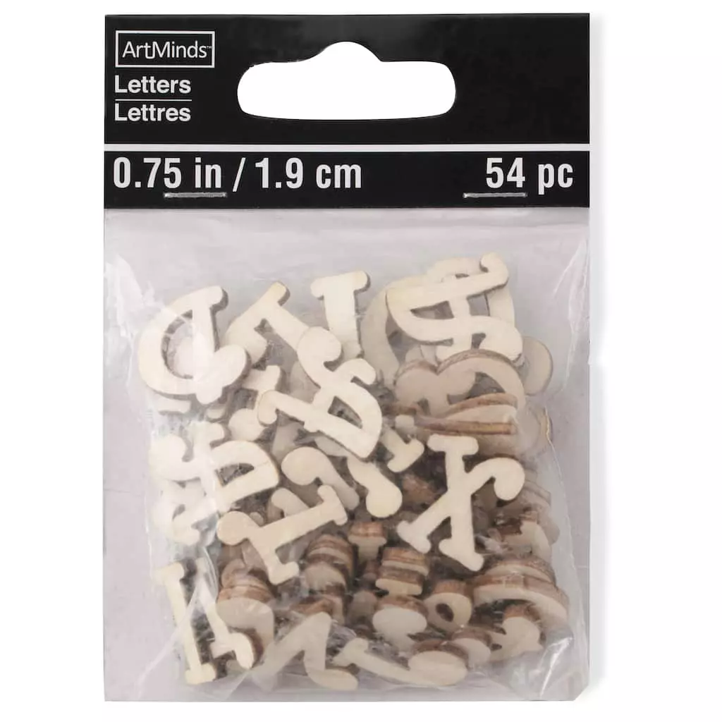 Brand new ๐งจ 3/4" Curlz Wood Letters by ArtMinds™ ๐ - Image 4