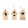 Hot Sale 🔔 6 Pack: Assorted 8" Unfinished Wood Birdhouse by ArtMinds™ 💯