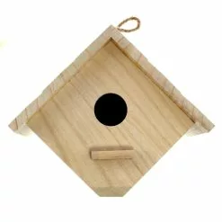 Best reviews of ⌛ 8 Pack: 7" Hanging Wood Birdhouse by ArtMinds™ ❤️