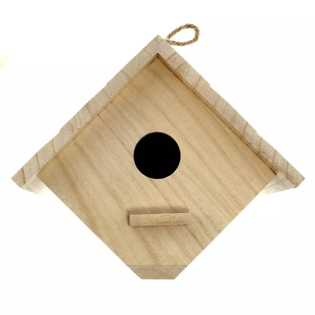 Best reviews of ⌛ 8 Pack: 7" Hanging Wood Birdhouse by ArtMinds™ ❤️