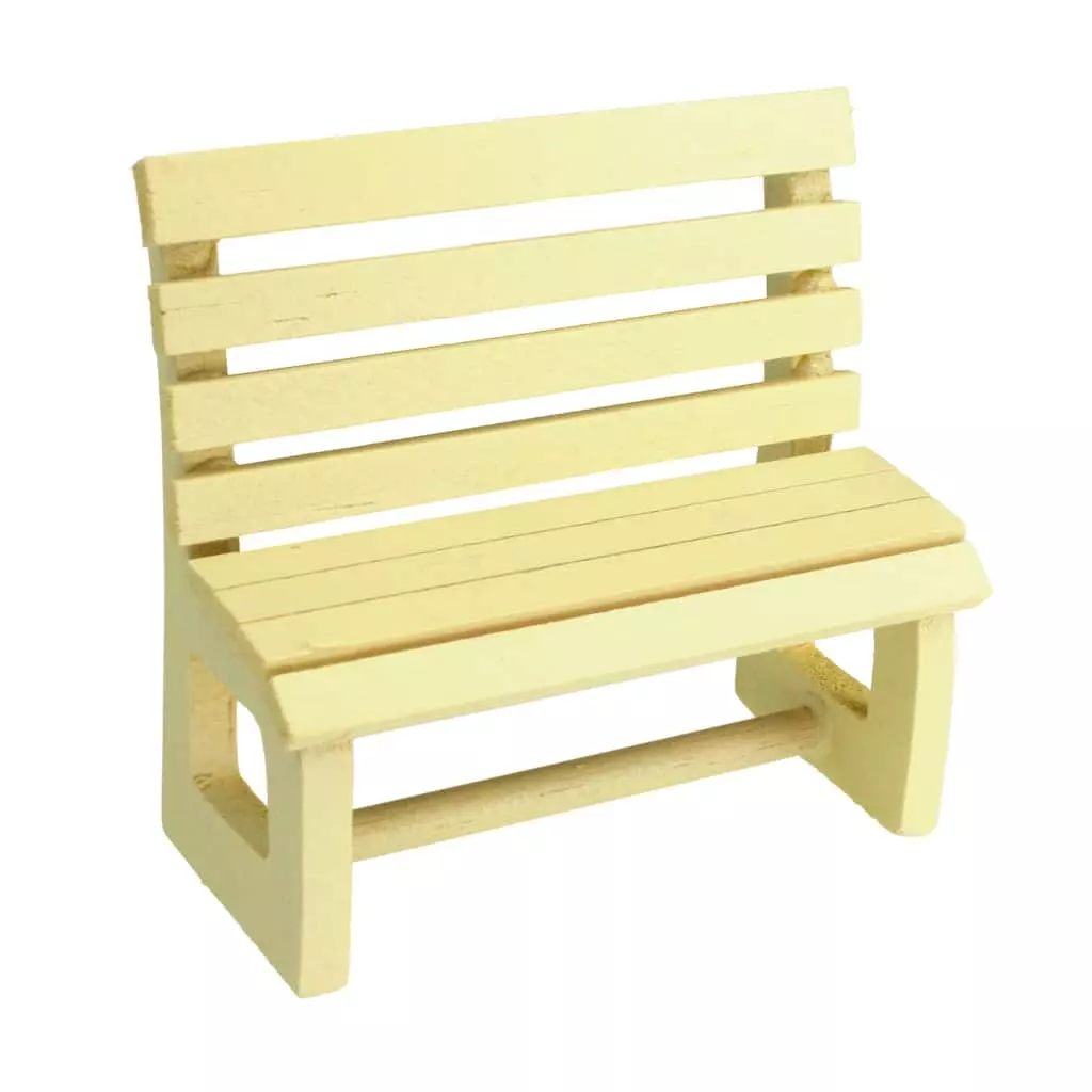 Hot Sale 👍 12 Pack: Mini Wood Bench by ArtMinds™ 👏
