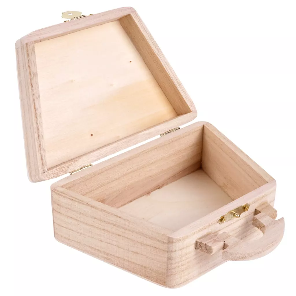 Hot Sale 🎉 Assorted Wood Box with Handle by ArtMinds™ 👏 - Image 2