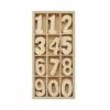Buy 🥰 1.5" Punch Cut Wood Numbers Set by ArtMinds™ ⭐