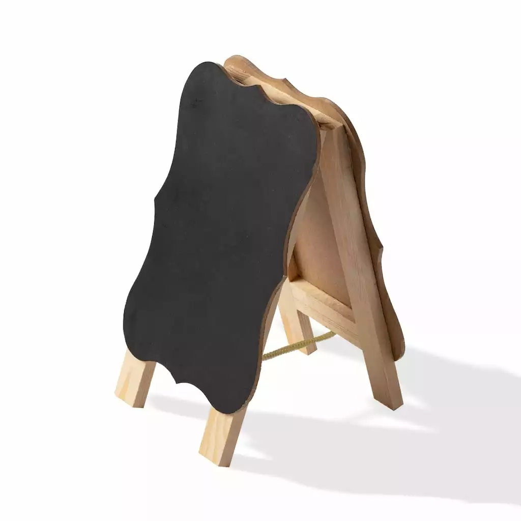 Cheapest 🤩 5" x 7" Wood Parenthesis Chalkboard Easel by ArtMinds™ ✔️ - Image 3