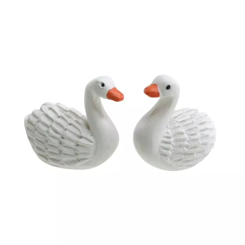 Budget 🔔 12 Packs: 2 ct. (24 total) Mini White Swans by ArtMinds™ 🎉