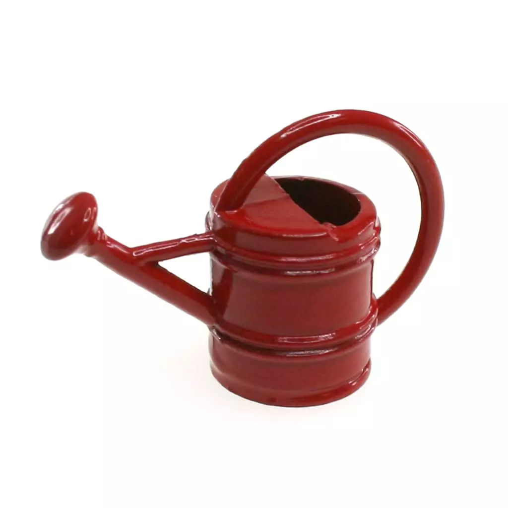 New ๐ Miniatures Red Watering Can by ArtMinds™ ๐งจ