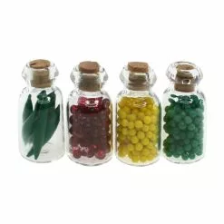 Best Pirce 👍 12 Pack: Mini Filled Corked Bottles Set by ArtMinds™ 🎁