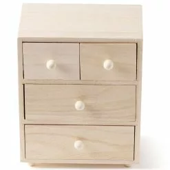 Discount 😀 Wooden 4 Drawer Box by ArtMinds® 🥰