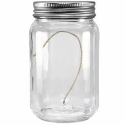 Hot Sale 😀 12 Pack: Mason Jar with Wick & Lid by ArtMinds™ 🎁