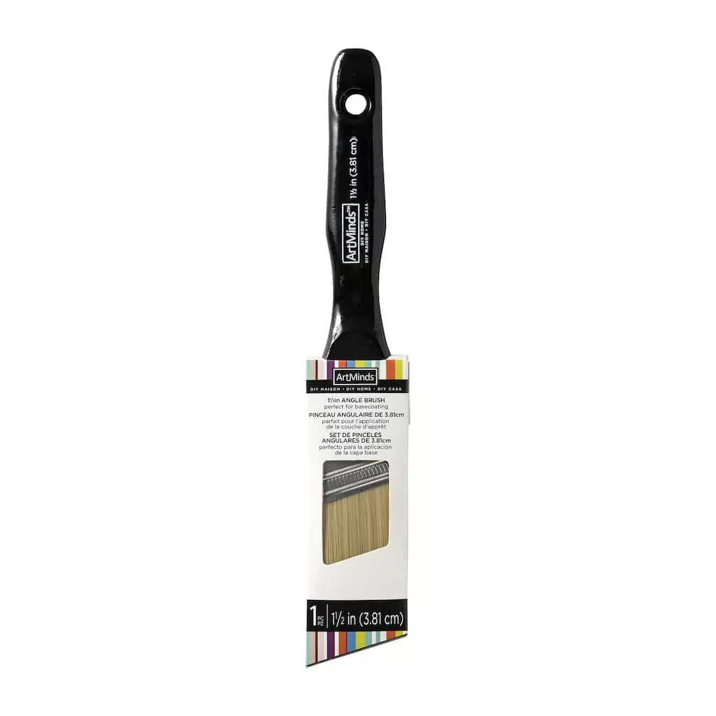 Best Pirce ✔️ 12 Pack: DIY Home Angle Brush by ArtMinds™, 1.5" 👍 - Image 3