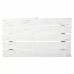 New 😉 26" Whitewashed Wooden Rectangle Plaque by ArtMinds™ 😀