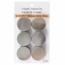 Flash Sale 🔔 6 Packs: 6 ct. (36 total) Simple Serenity Lip Balm Tins by ArtMinds™ 👏