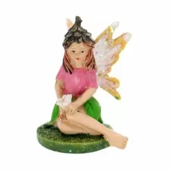 Budget ⌛ 12 Pack: Mini Pixie Sitting with Flower by ArtMinds™ ❤️