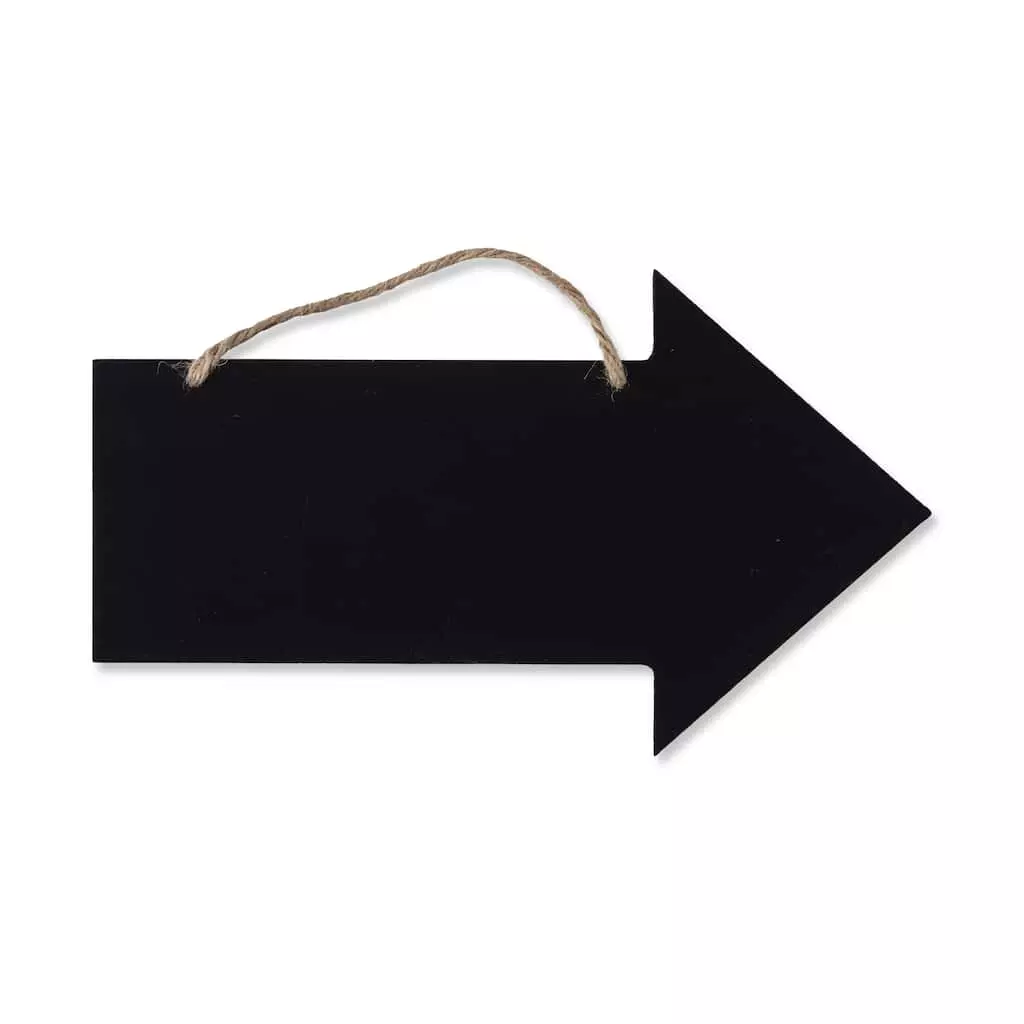 New ๐งจ 9.5" x 5.5" Arrow Chalkboard Sign by ArtMinds™ โค๏ธ