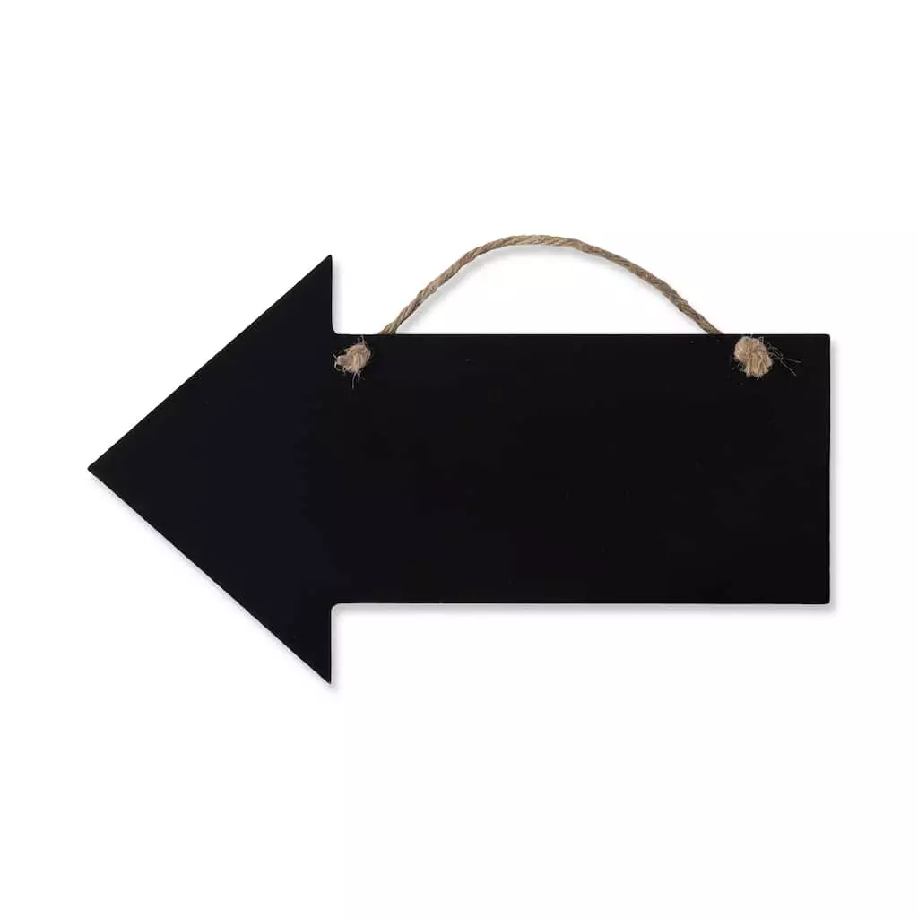 New ๐งจ 9.5" x 5.5" Arrow Chalkboard Sign by ArtMinds™ โค๏ธ - Image 2