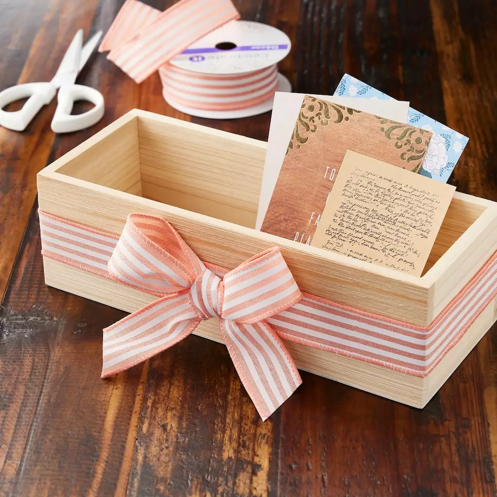 Best Pirce ❤️ 12" Wooden Box by ArtMinds™ 😉 - Image 2