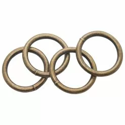 Outlet 👍 12 Packs: 4 ct. (48 total) 2" Antique Brass Round Rings by ArtMinds™ 🔥