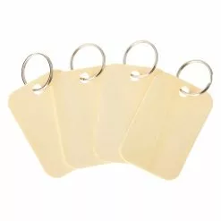 Deals 🎉 2.5" Rectangle Wood Keyrings by Artminds® 😀