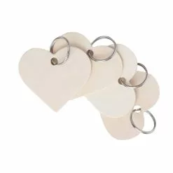 Hot Sale 🧨 2.5" Heart Wood Keyrings by Artminds® 👏
