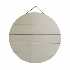 Cheap 😍 15" Unfinished Wood Slats Round Plaque by ArtMinds™ 😍