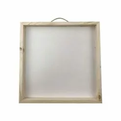 Budget 💯 12" x 12" Whitewashed Framed Wood Sign by ArtMinds™ ❤️