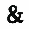 Brand new 🔔 2.5" Black Ampersand by ArtMinds™ 👏