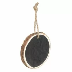 Best reviews of 🌟 5ct. 4" Black Pinewood Round Ornament by Artminds™ 💯
