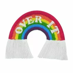 Best Pirce ⭐ Iron-On Over It Rainbow Patch by ArtMinds™ 😉