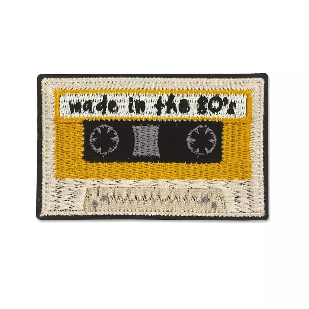 New 🛒 Iron-On Made in the 80's Tape Patch by ArtMinds™ 🤩