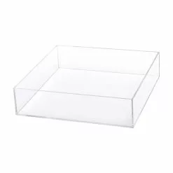 New 😉 6" Clear Acrylic Square Tray by ArtMinds™ ✔️