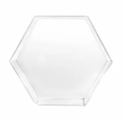 Discount ⭐ Clear Hexagon Acrylic Tray by ArtMinds™ 🎉