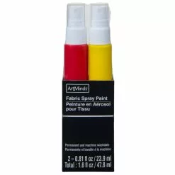 Top 10 ⌛ Red & Yellow Fabric Spray Paint Set by ArtMinds™ 🎁