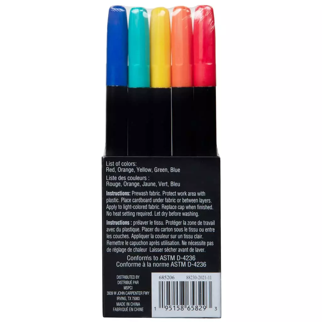 Hot Sale ๐ Fine Tip Fabric Marker Set by ArtMinds™ โญ - Image 4