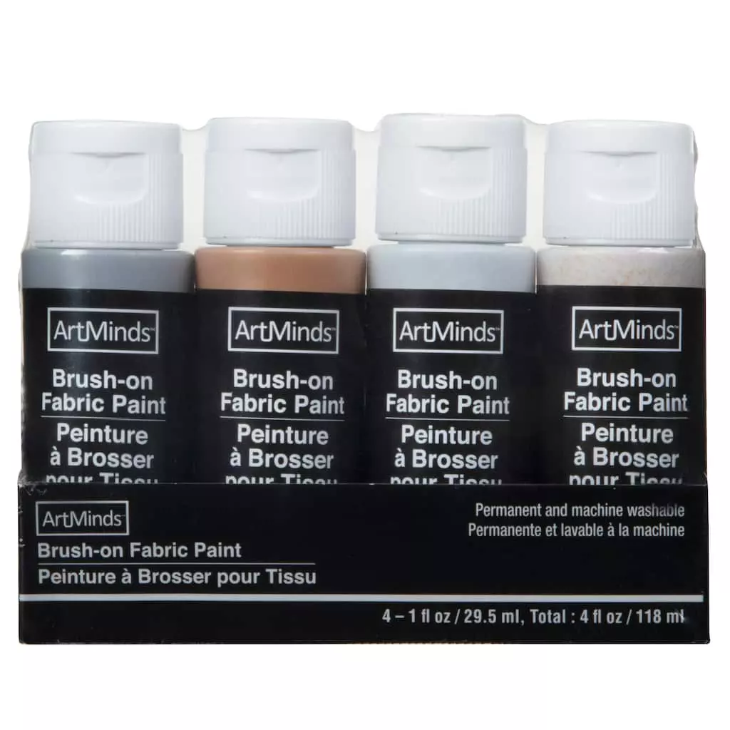 Budget 😍 Brush-On Glitter & Metallic Fabric Paint Set by ArtMinds™ 🎁 - Image 3