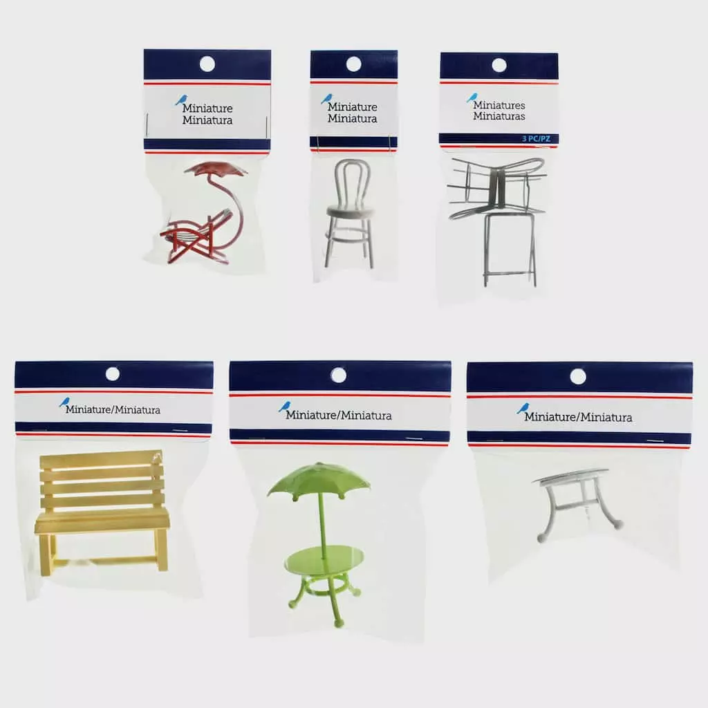 Hot Sale 👍 12 Pack: Mini Wood Bench by ArtMinds™ 👏 - Image 2