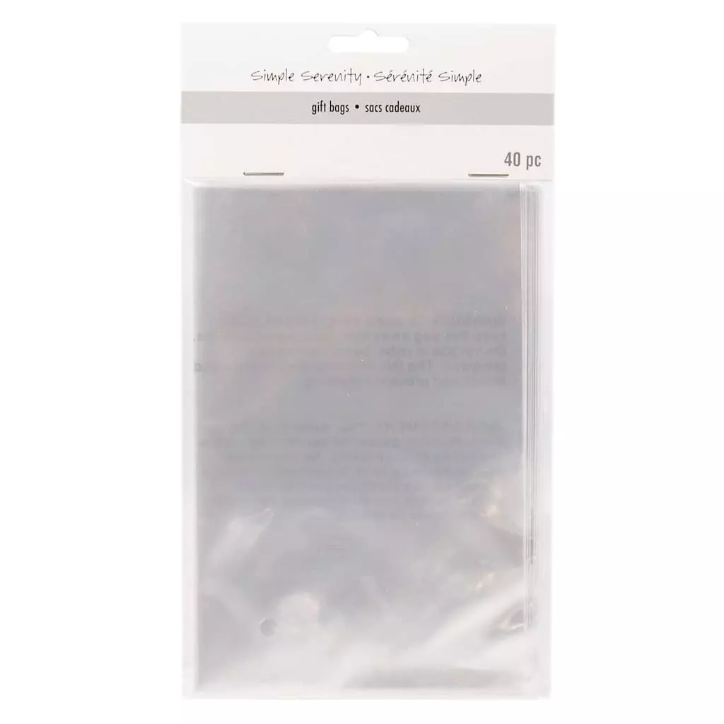 Promo 👍 18 Packs: 40 ct. (720 total) Simple Serenity Cellophane Gift Bags by ArtMinds™ 🎉