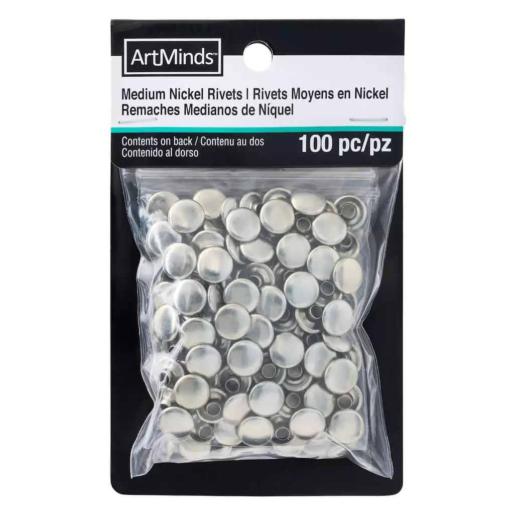 New 🌟 12 Packs: 100 ct. (1,200 total) Medium Rivets by ArtMinds® ✨ - Image 3