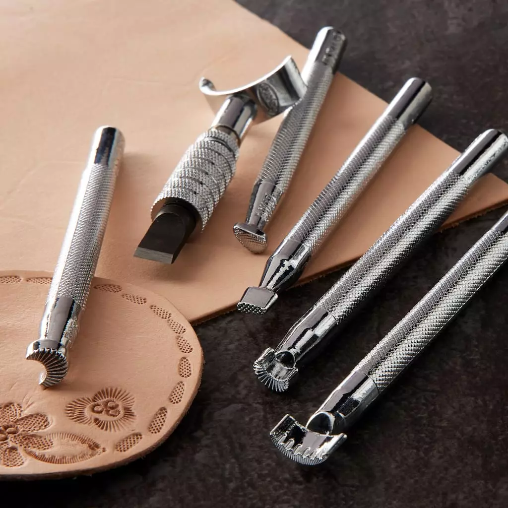 Promo 👍 6 Pack: Basic Leather Tooling Set by ArtMinds™ 🔔 - Image 2