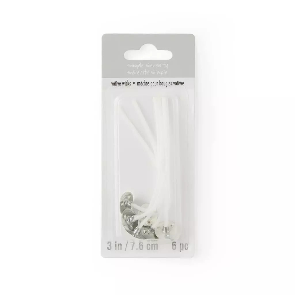 Outlet 🔥 12 Packs: 6 ct. (72 total) 3" Votive Wicks & Clips by ArtMinds™ 🤩