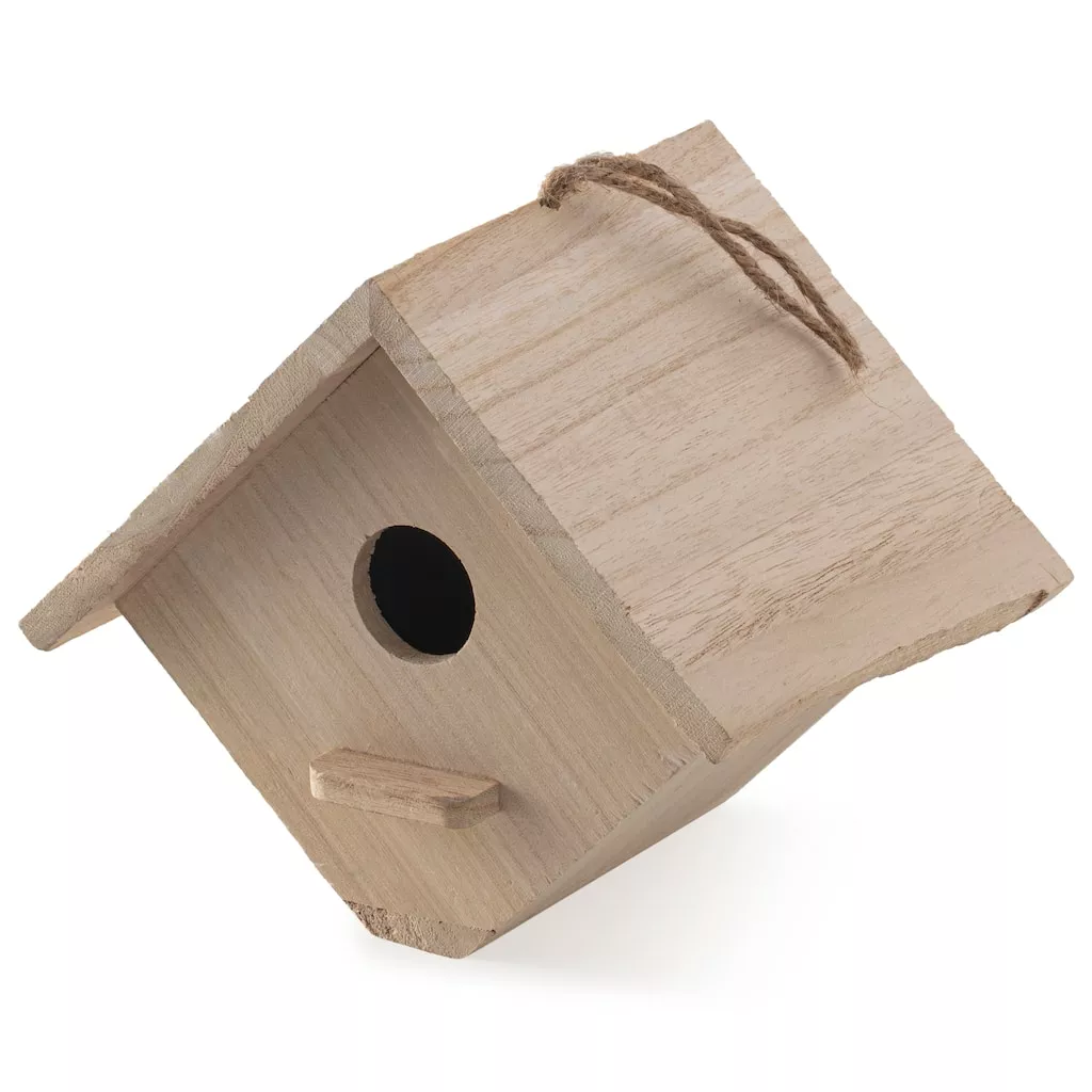 Best reviews of ⌛ 8 Pack: 7" Hanging Wood Birdhouse by ArtMinds™ ❤️ - Image 2