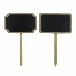 Top 10 ✔️ 12 Pack: Assorted 10" Burlap Chalkboard Stake by ArtMinds™ 🔥